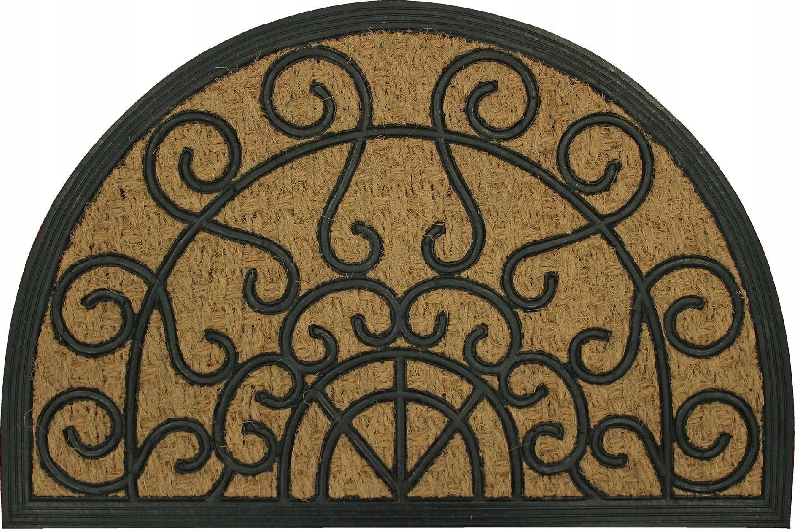 Douceur d`Interieur Semi-circular doormat with coconut
